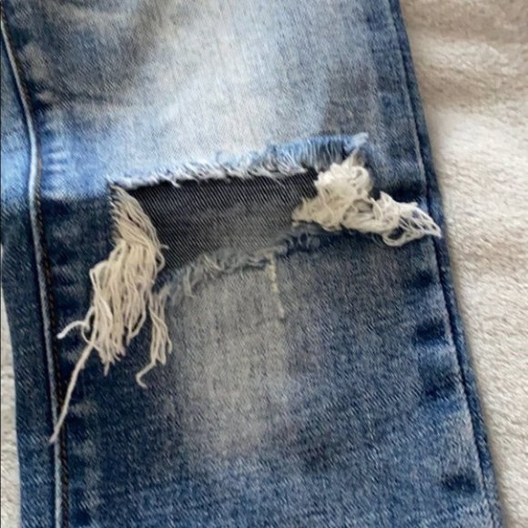 7 For All Man Kind Kids Boys Medium Wash Denim Skinny Jeans Size 5 - Picture 4 of 9